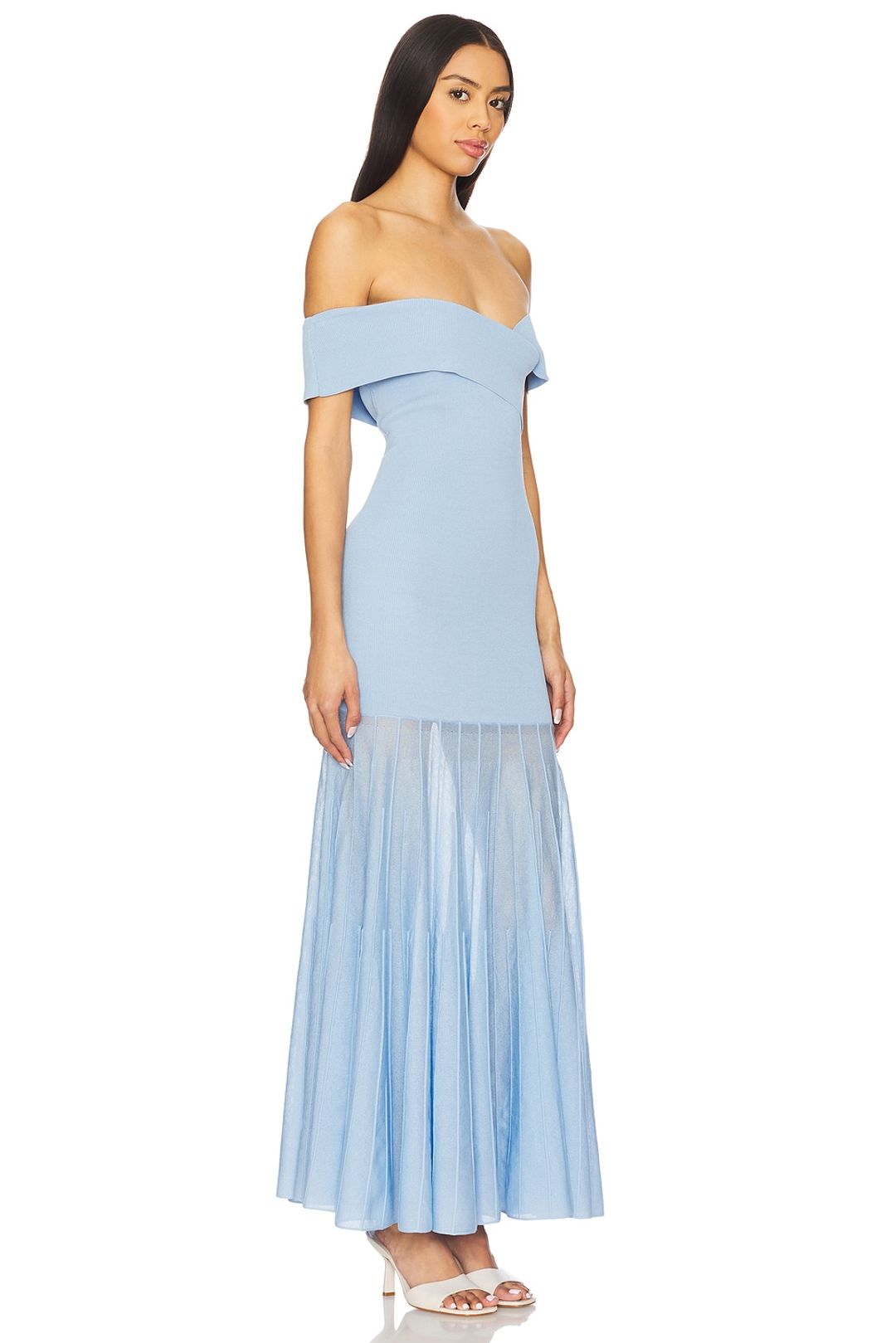 Rowan Sweater Dress in Powder Blue #2