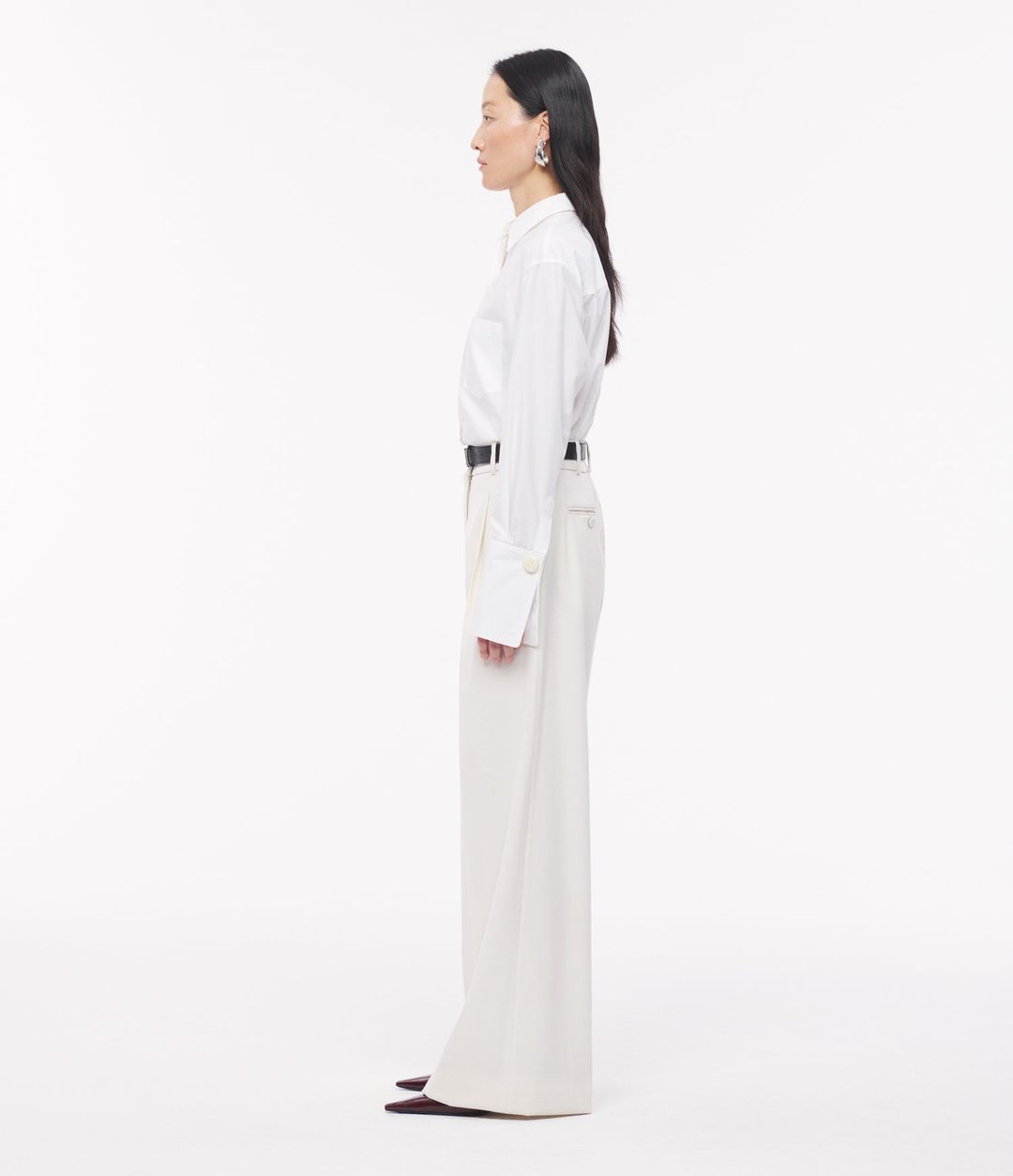 Mens Poplin Shirt | White #4