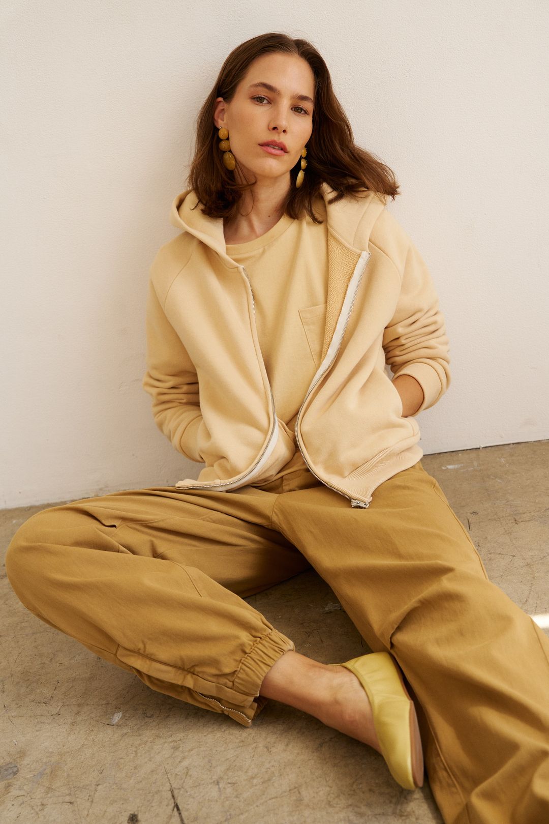 The Bird Hoodie in Butter #5
