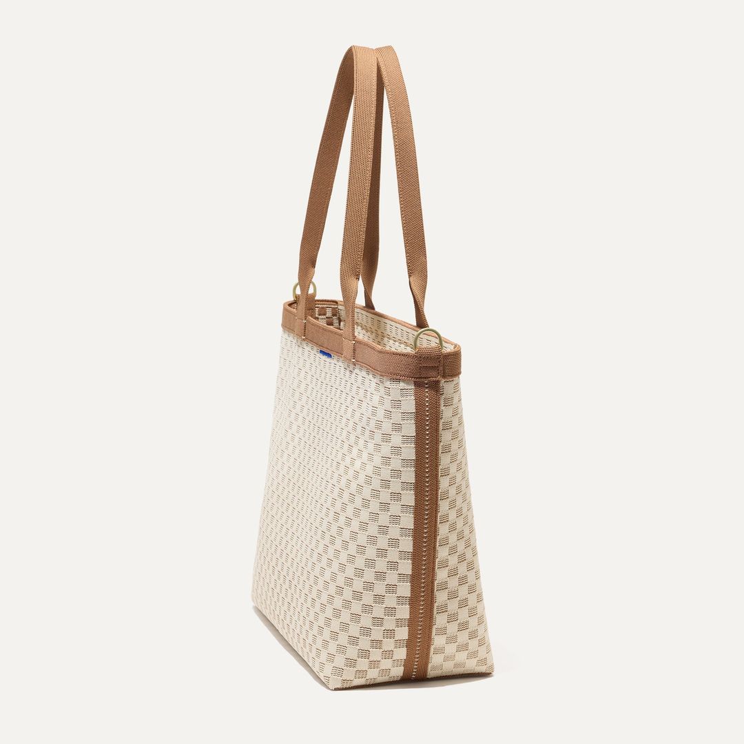 The Lightweight Zip Tote - Vanilla Wafer #5