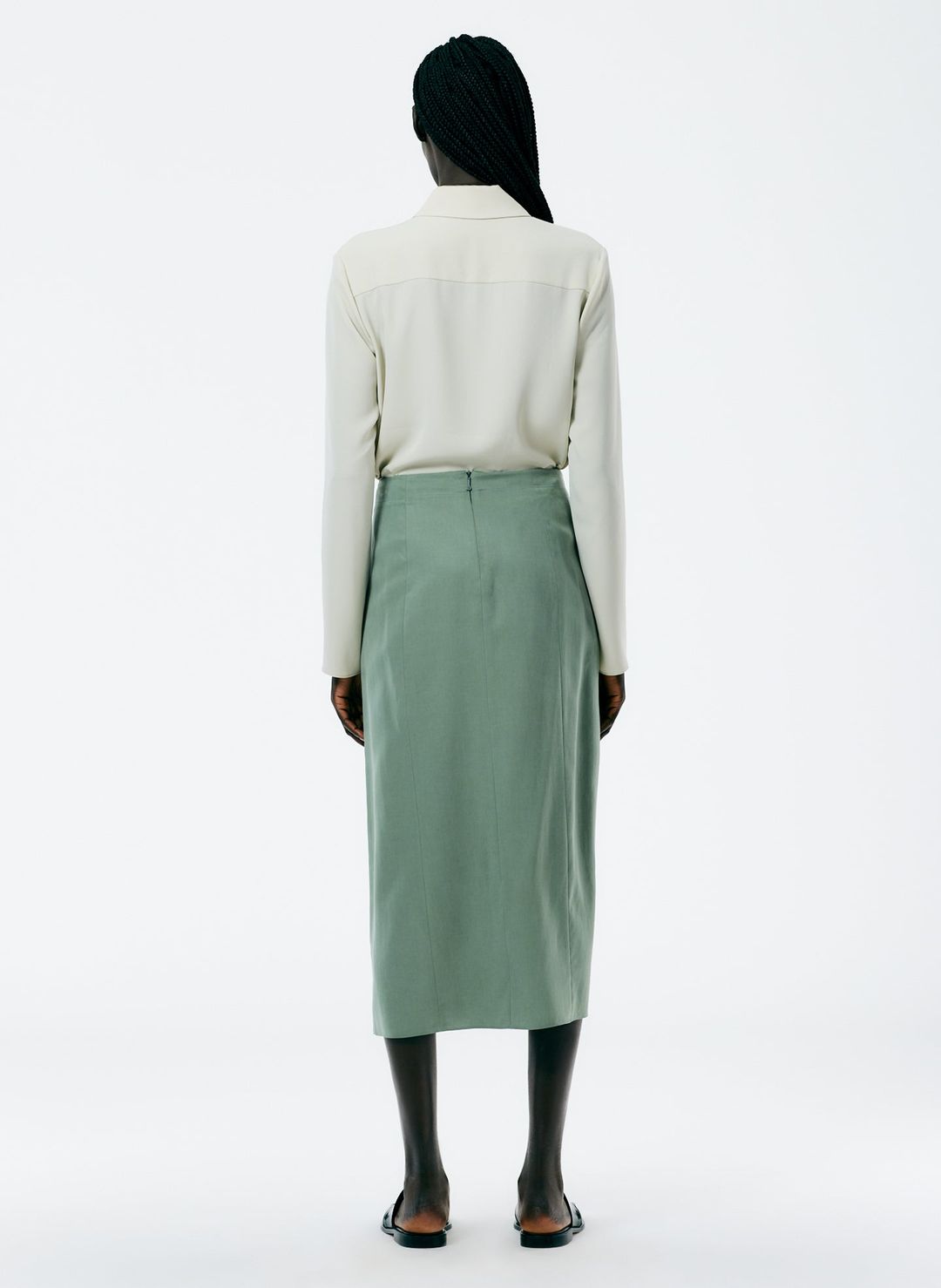 Lancaster Lyocell Draped Skirt #3