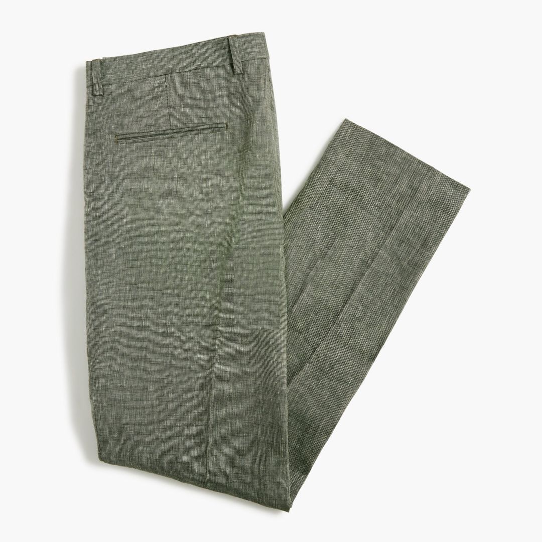 thompson slim linen suit pant #15