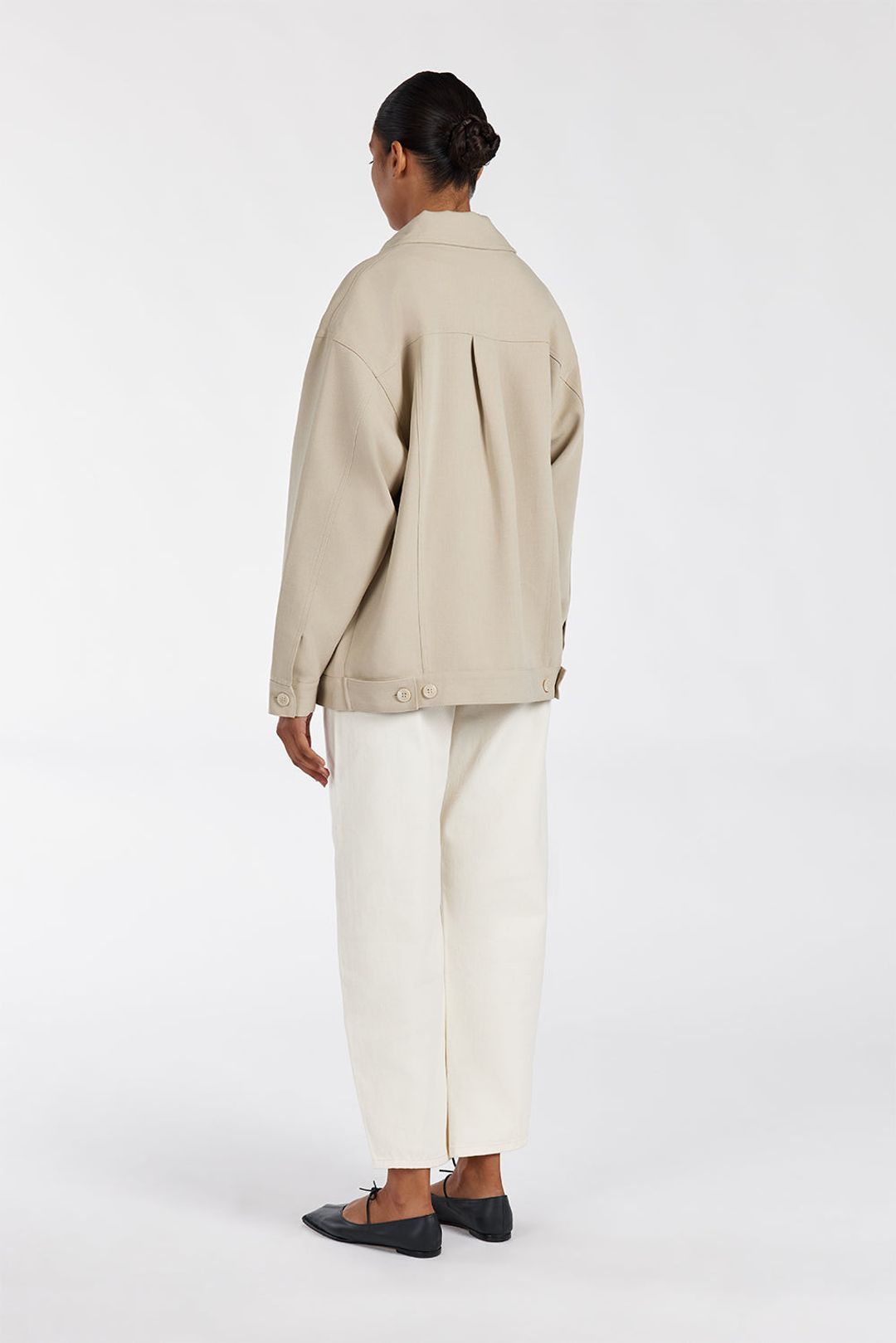 JIL PEBBLE TAILORED TRUCKER JACKET #4