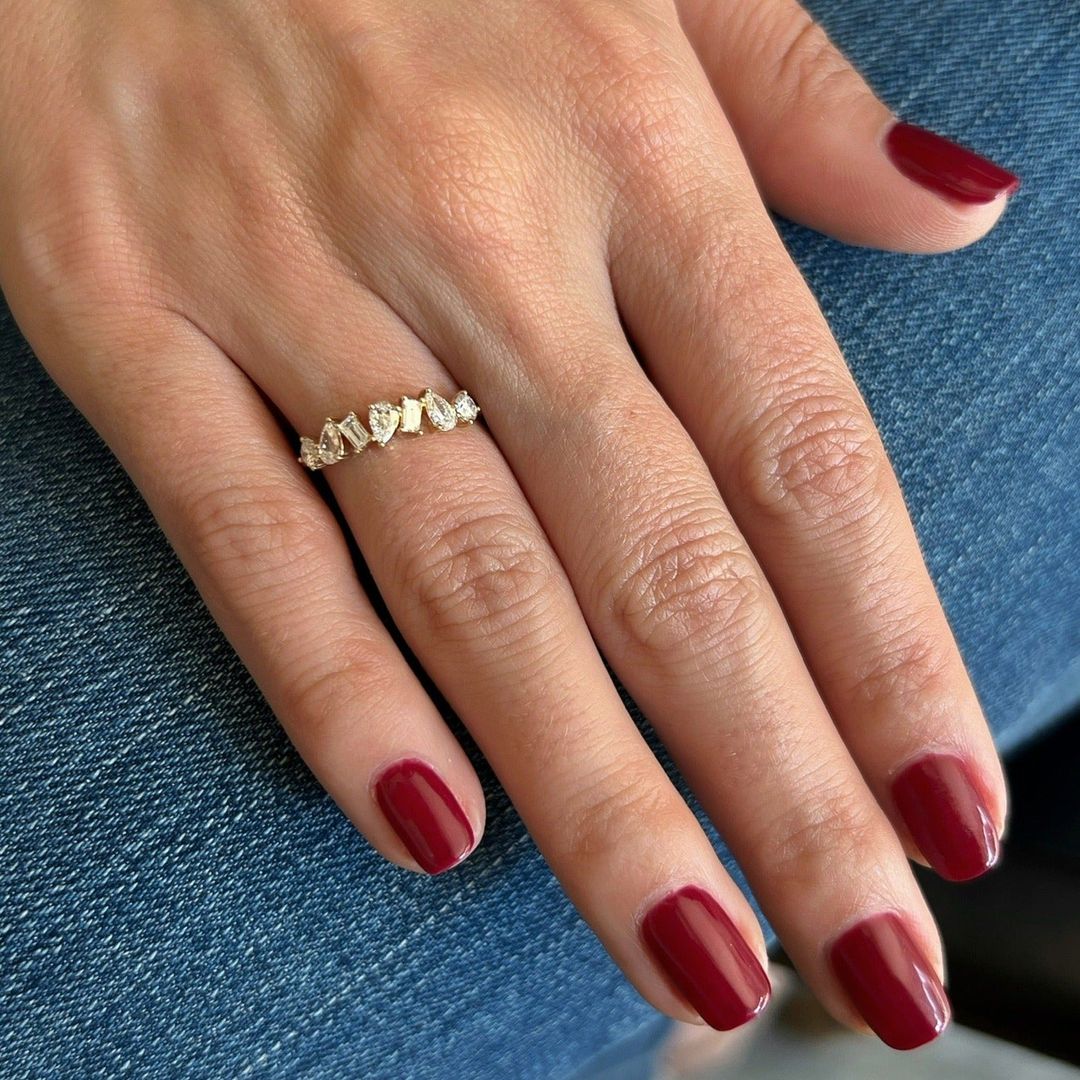 Jumbo Multifaceted Diamond Ring