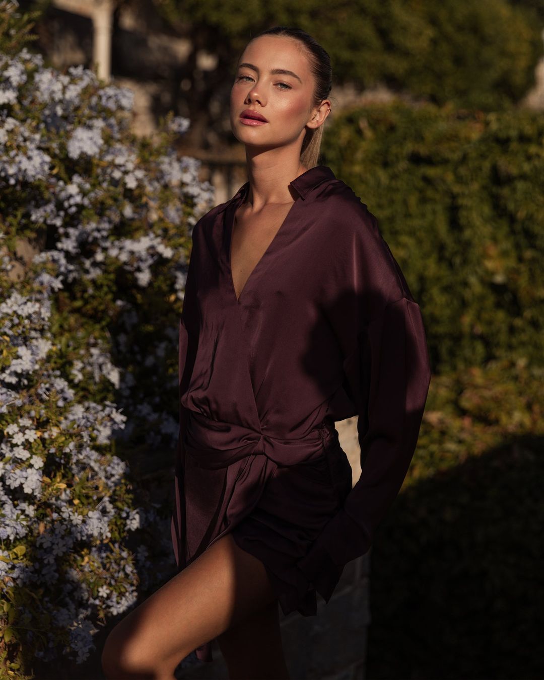 Jaymie Wrap Mini Dress #25