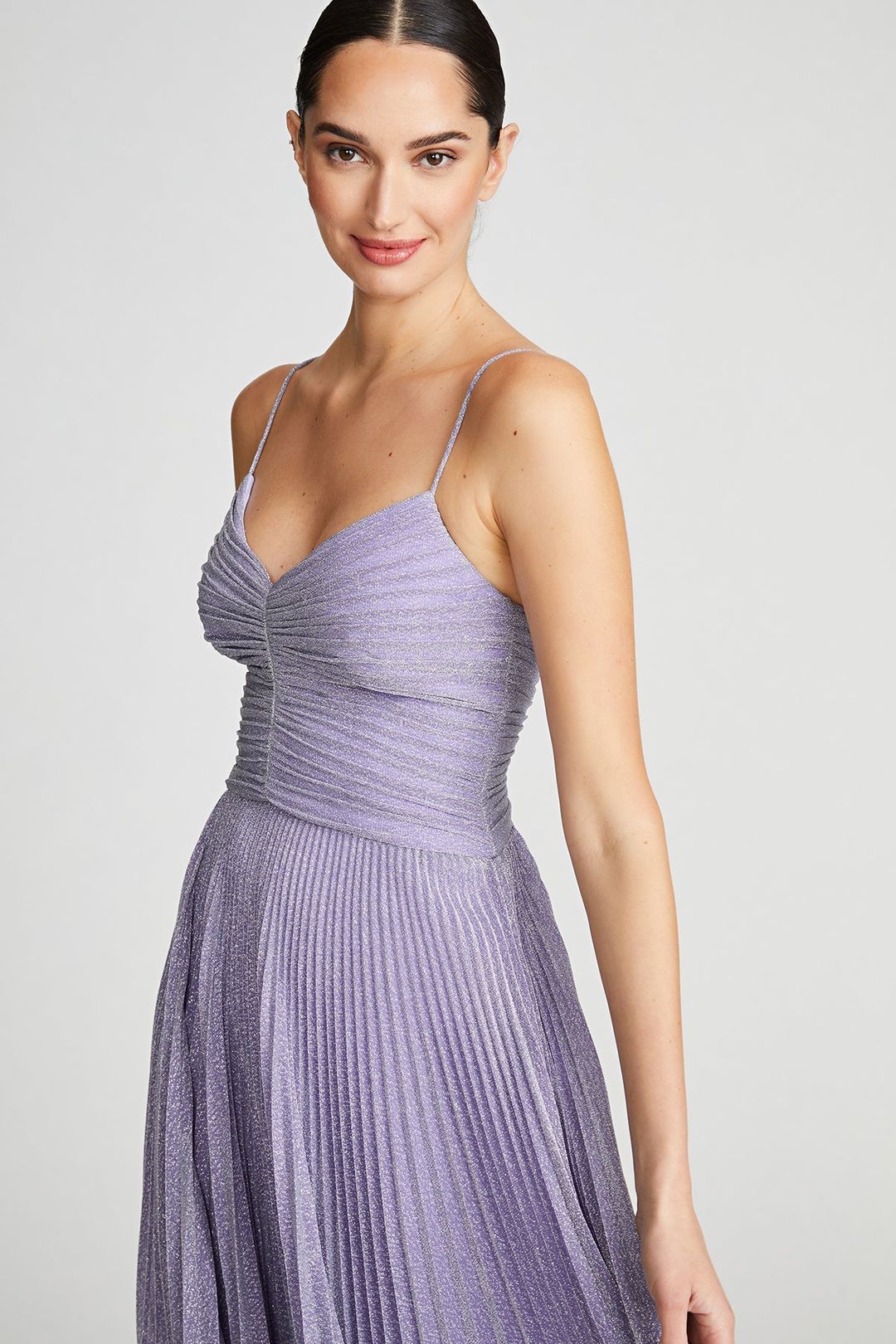 Maycee Gown In Shimmer Jersey #7