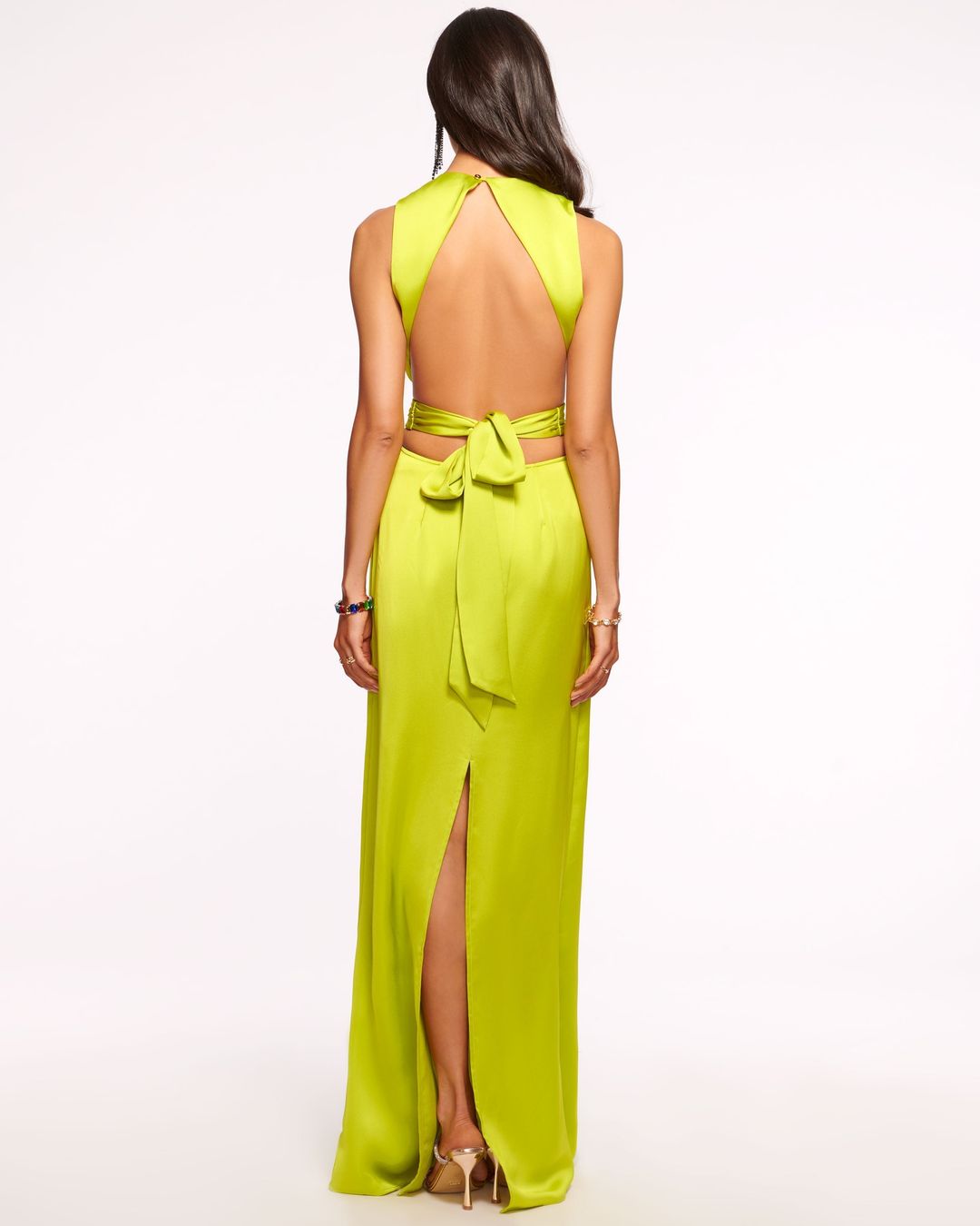 Milan Open Back Gown #11