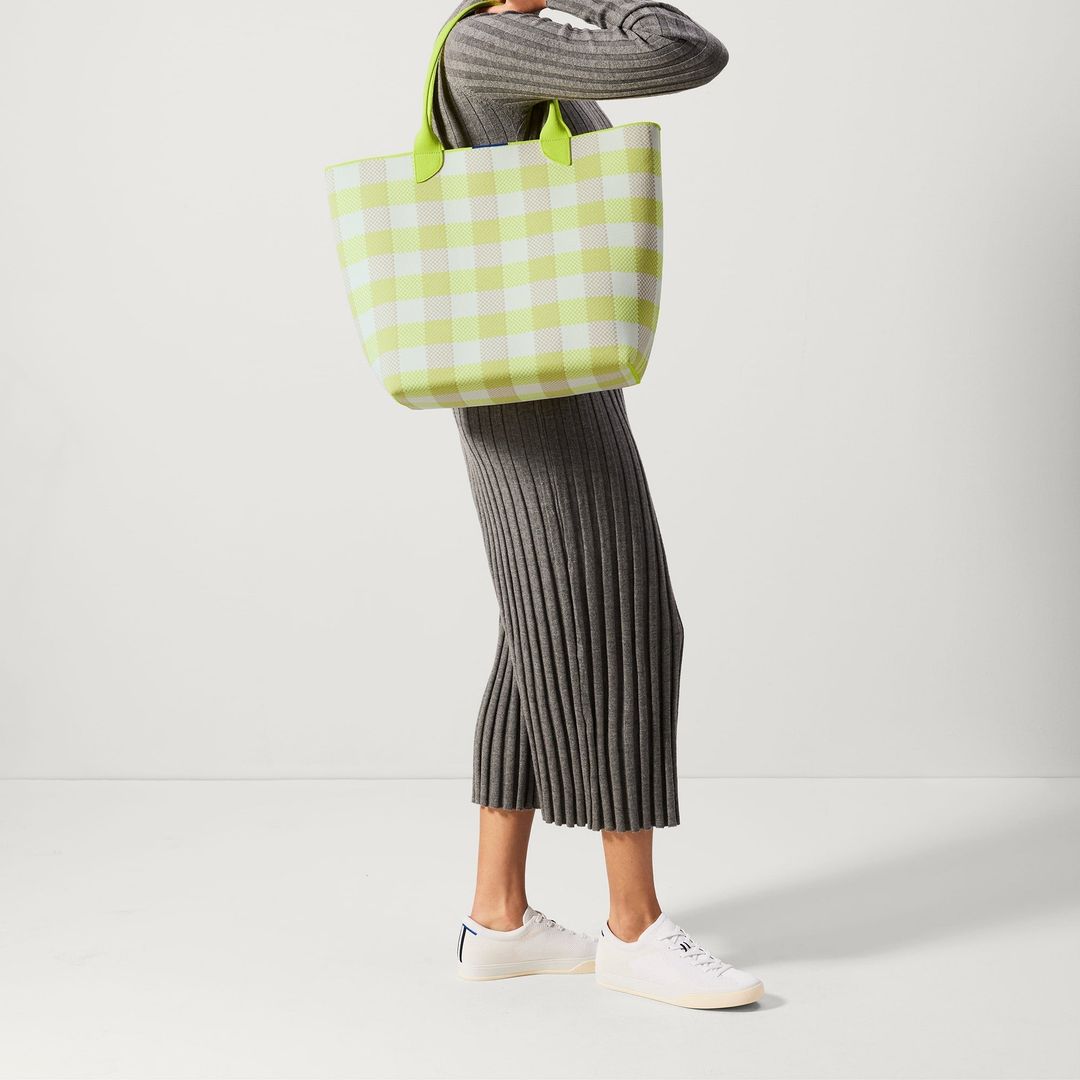 The Lightweight Tote - Citrus Gingham #3