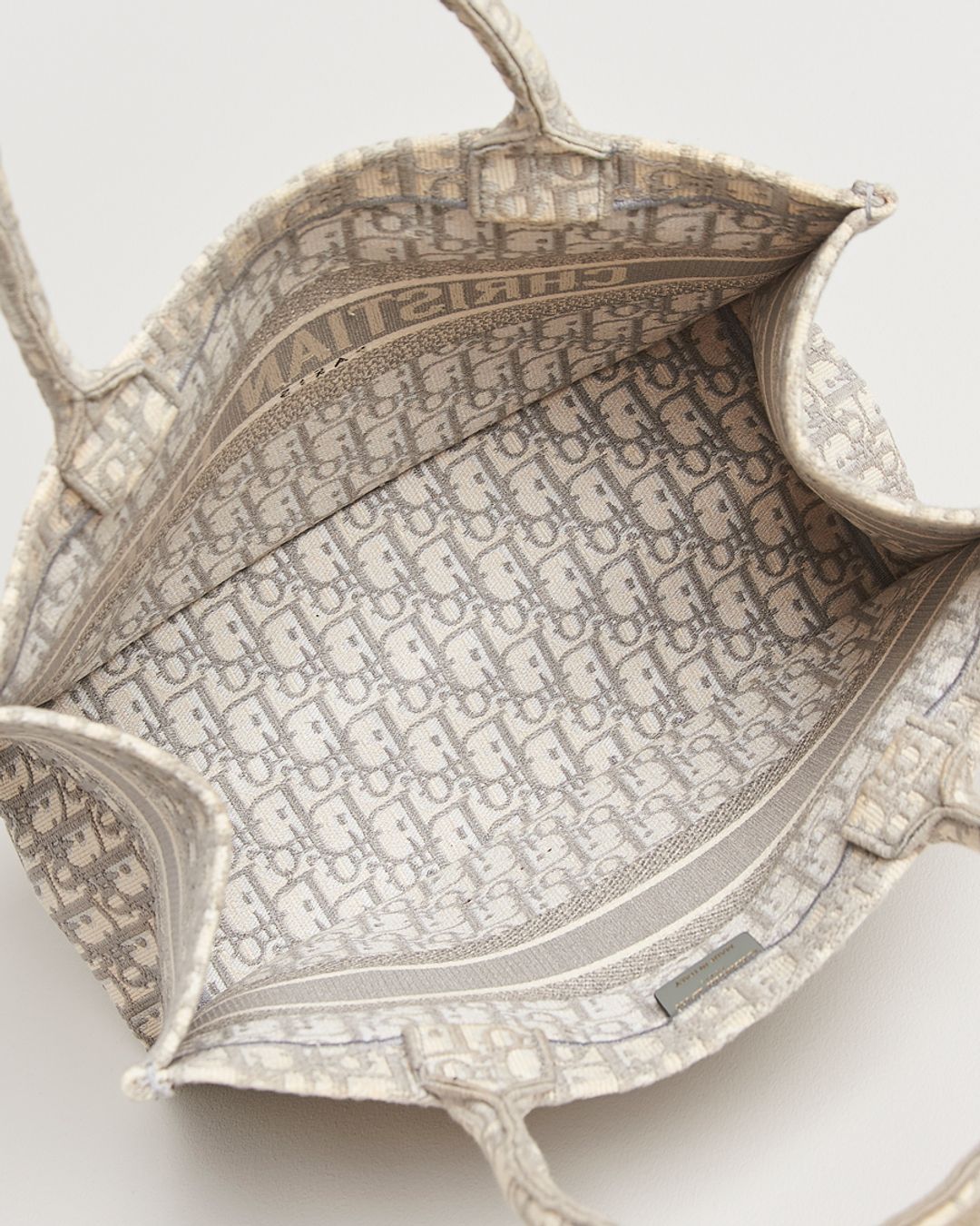 Medium Dior Book Tote Light grey #7