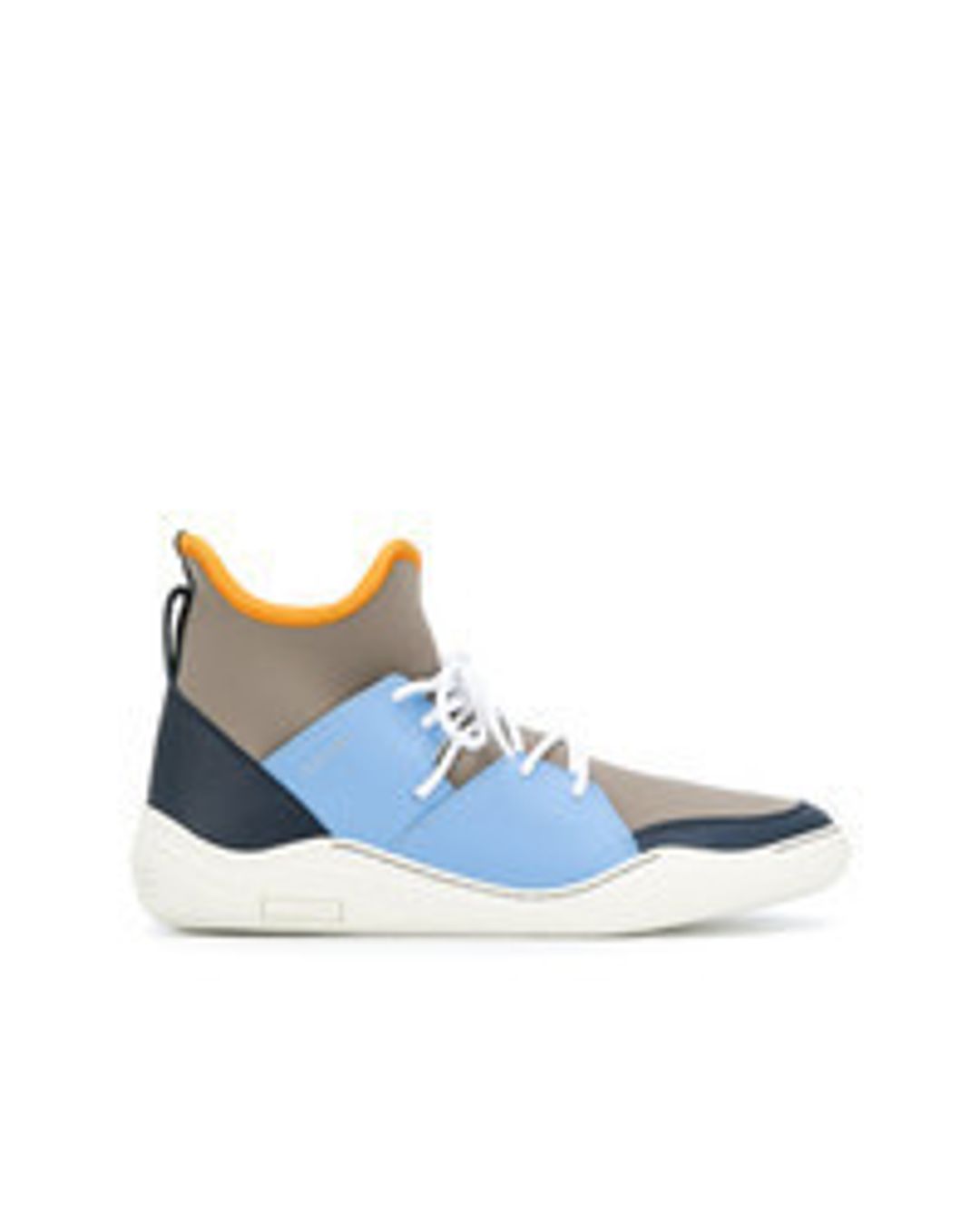 Men's neoprene lace up multicolor sneakers