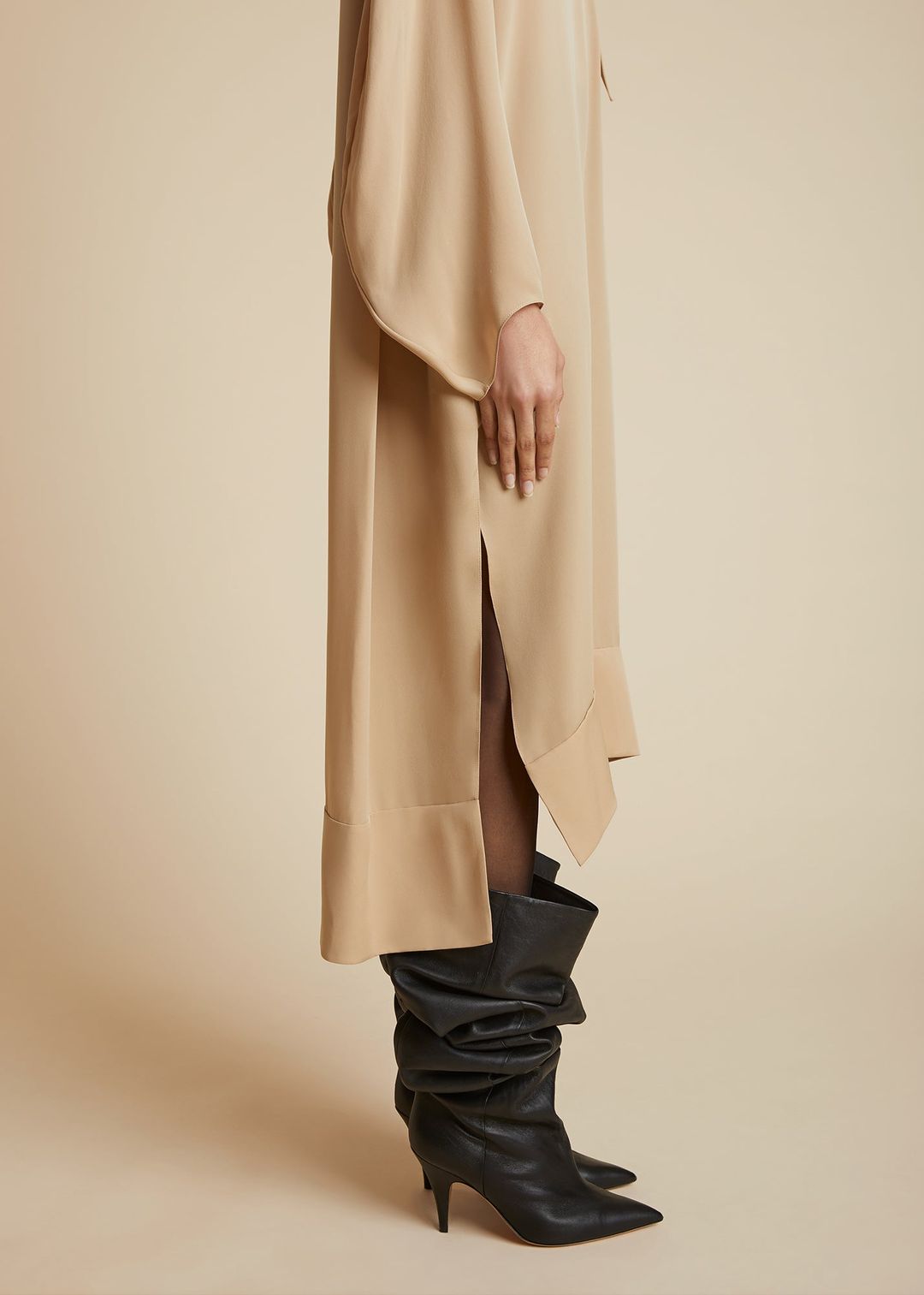 The Brom Dress in Beige #5