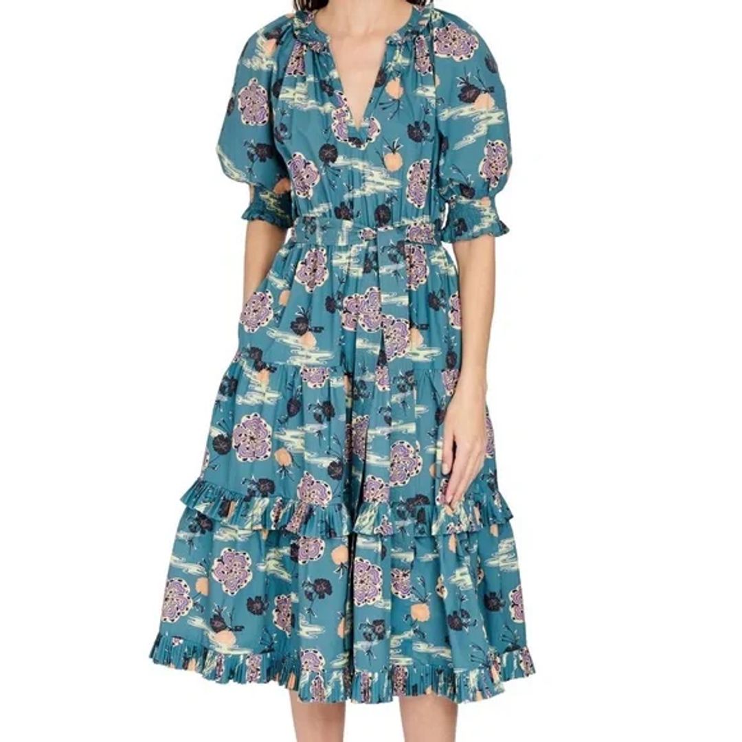 Dasha Dress In River #2