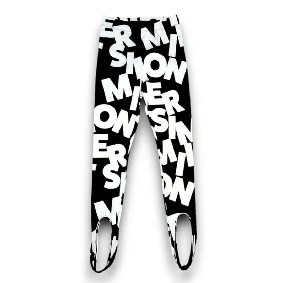 Evan Seamless Stirrup Leggings In Retro Monogram