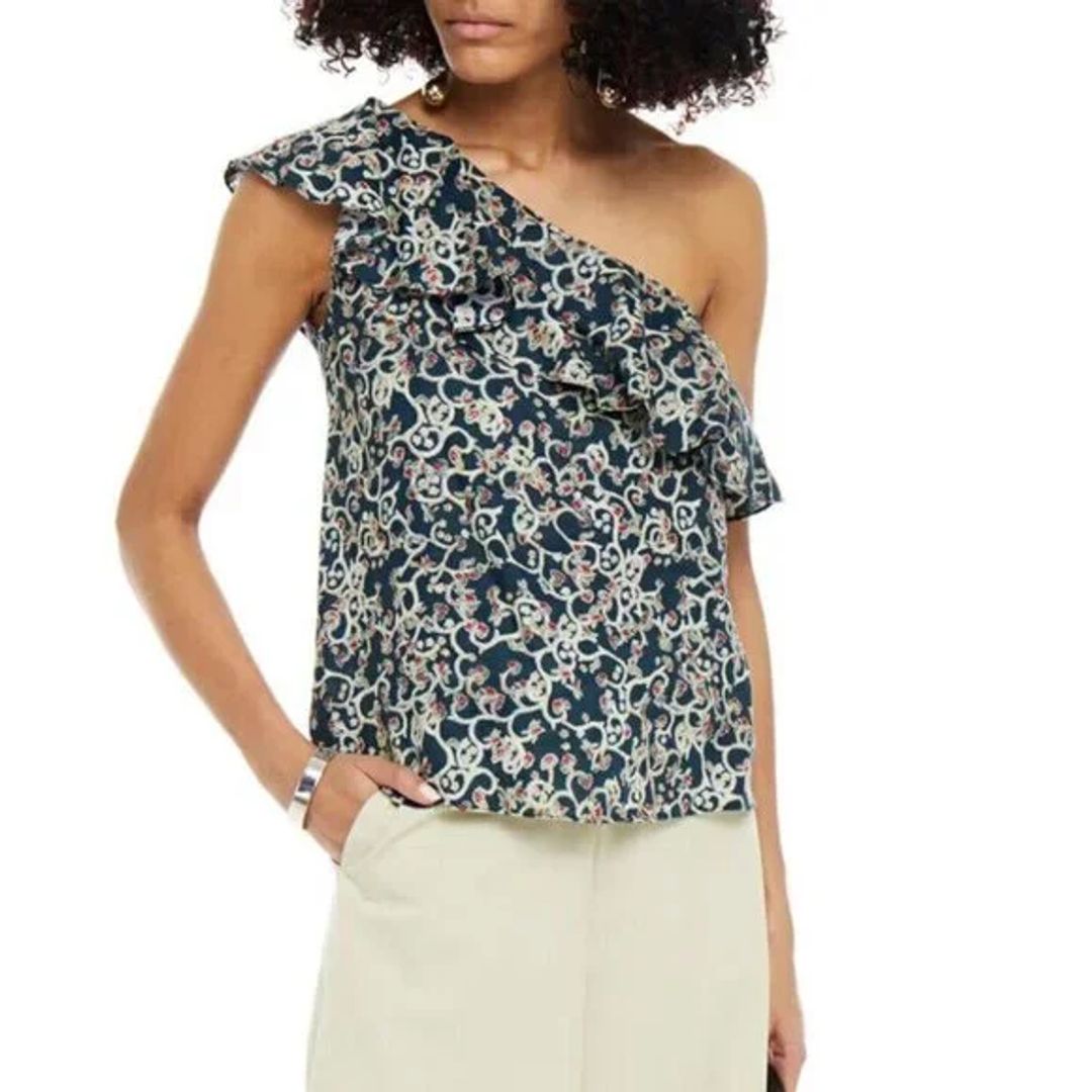 Thomy One-Shoulder Printed Blouse #5