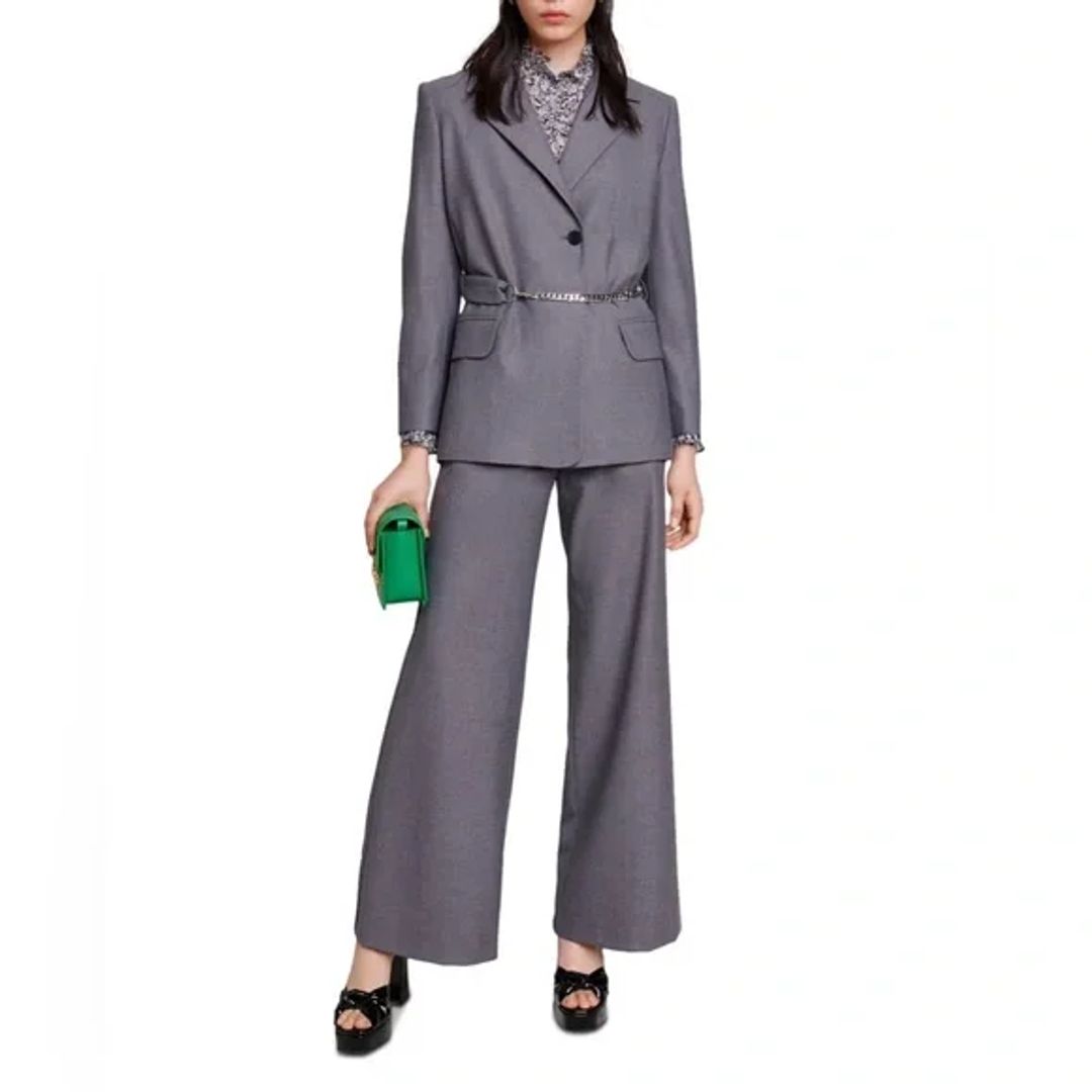 Villanette Chain Belt Blazer #3