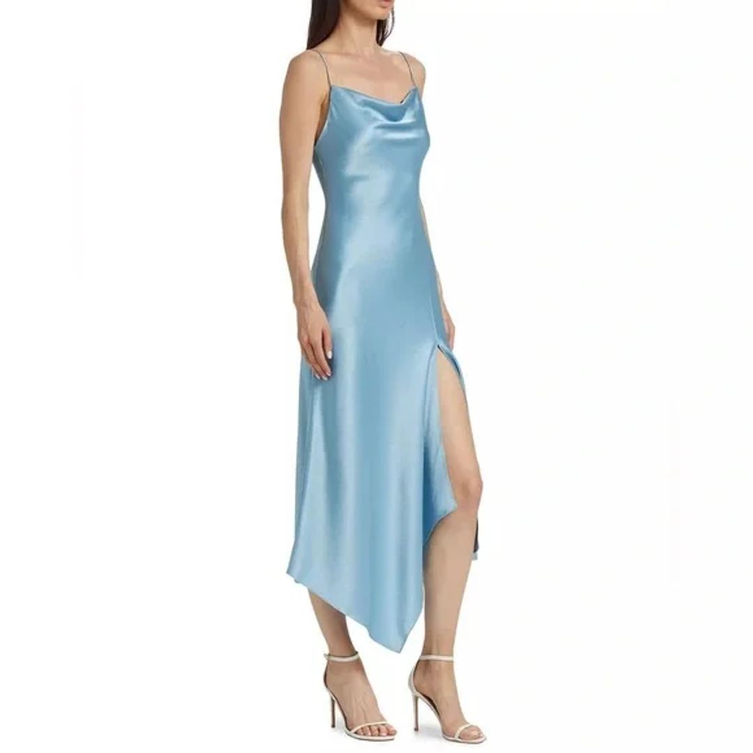 Harmony Dress in Mineral Blue