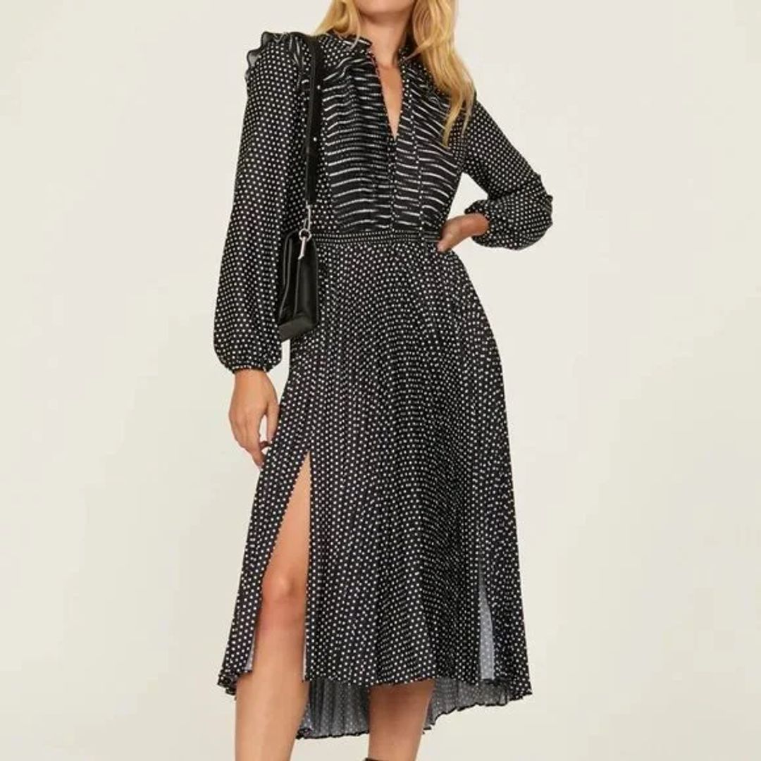 Riplettita Polka Dot Maxi Dress #3