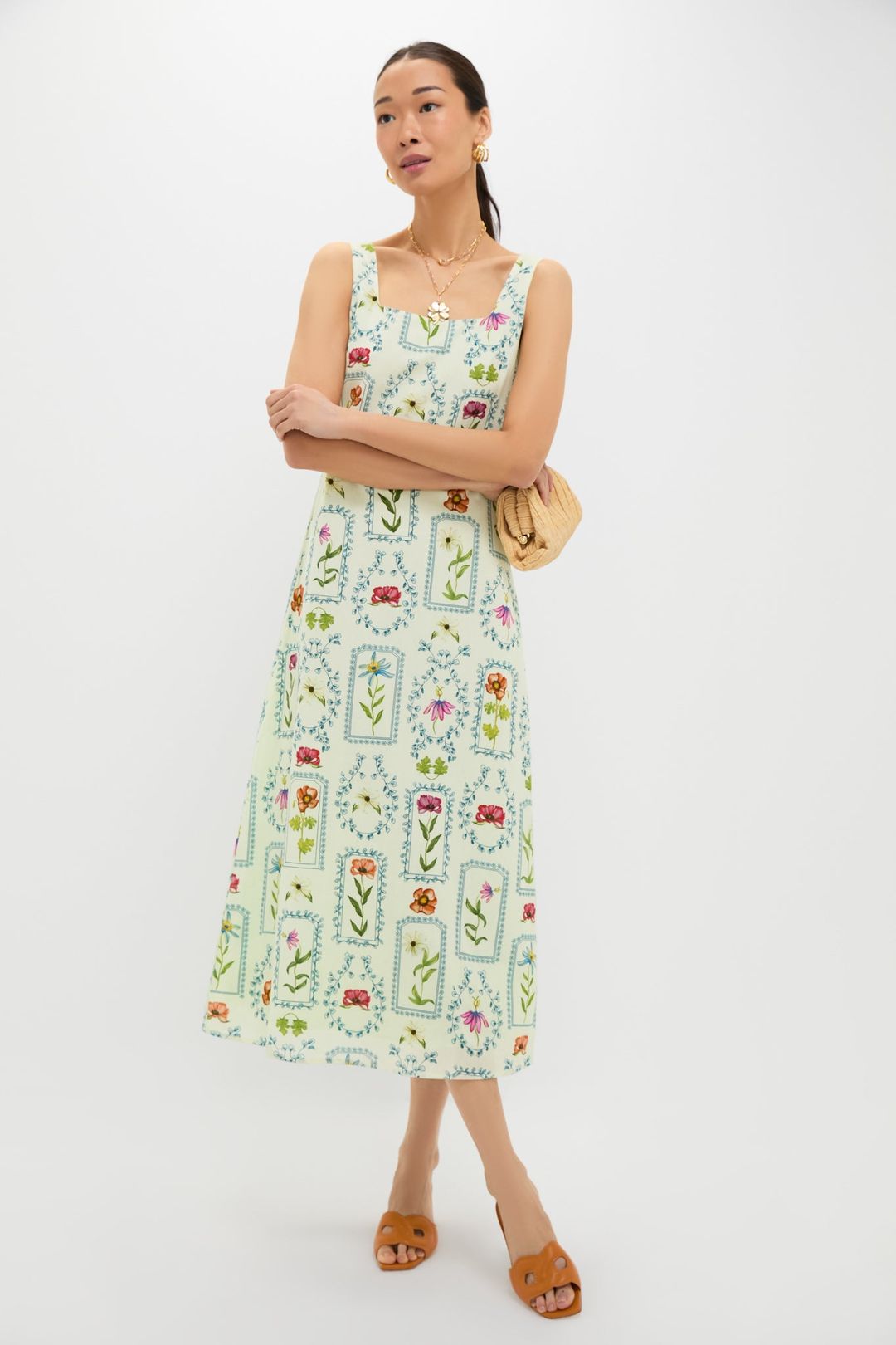 Gold Double Wrap Necklace with Luck and Love Clover #4