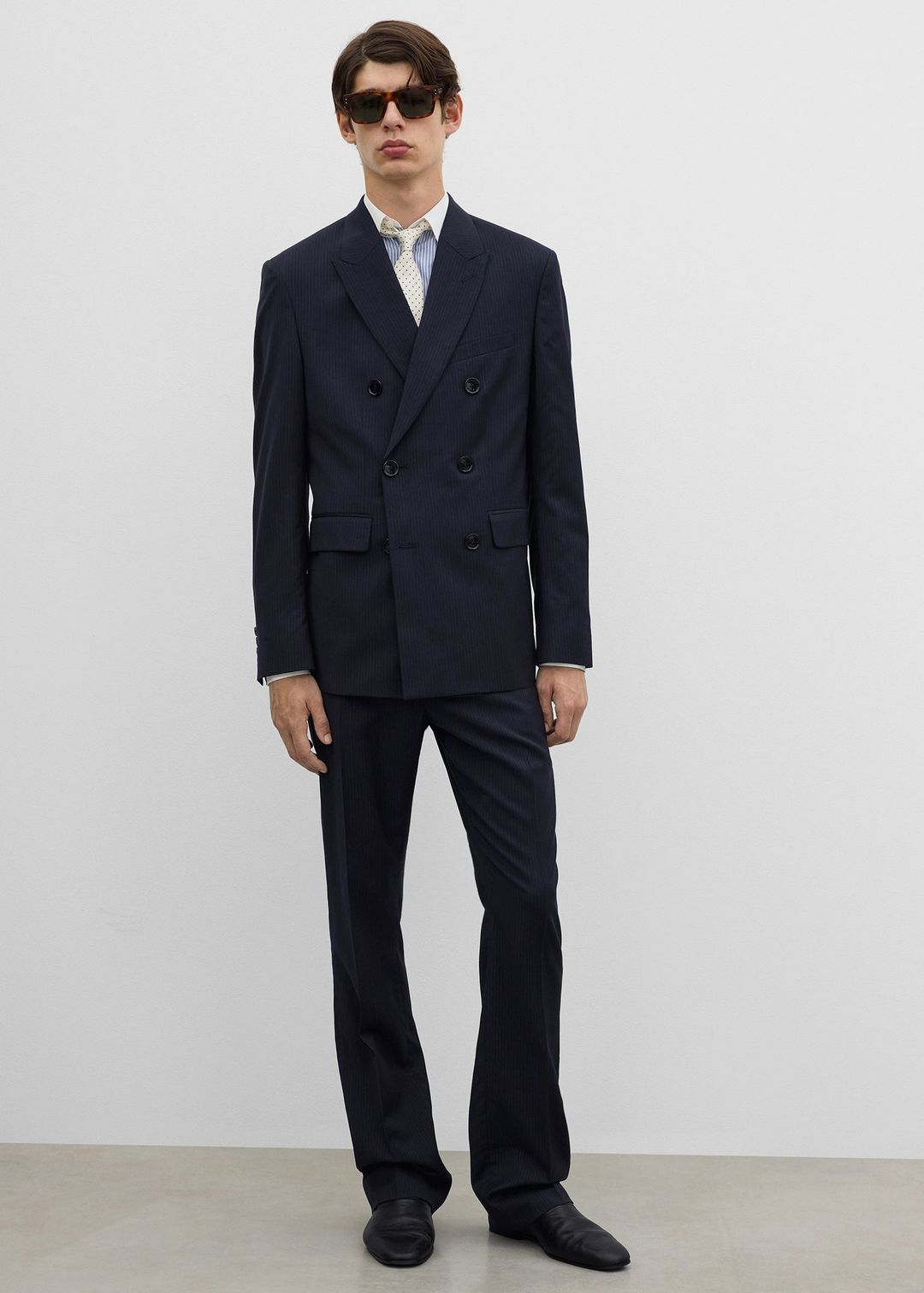 Boxy DB jacket navy