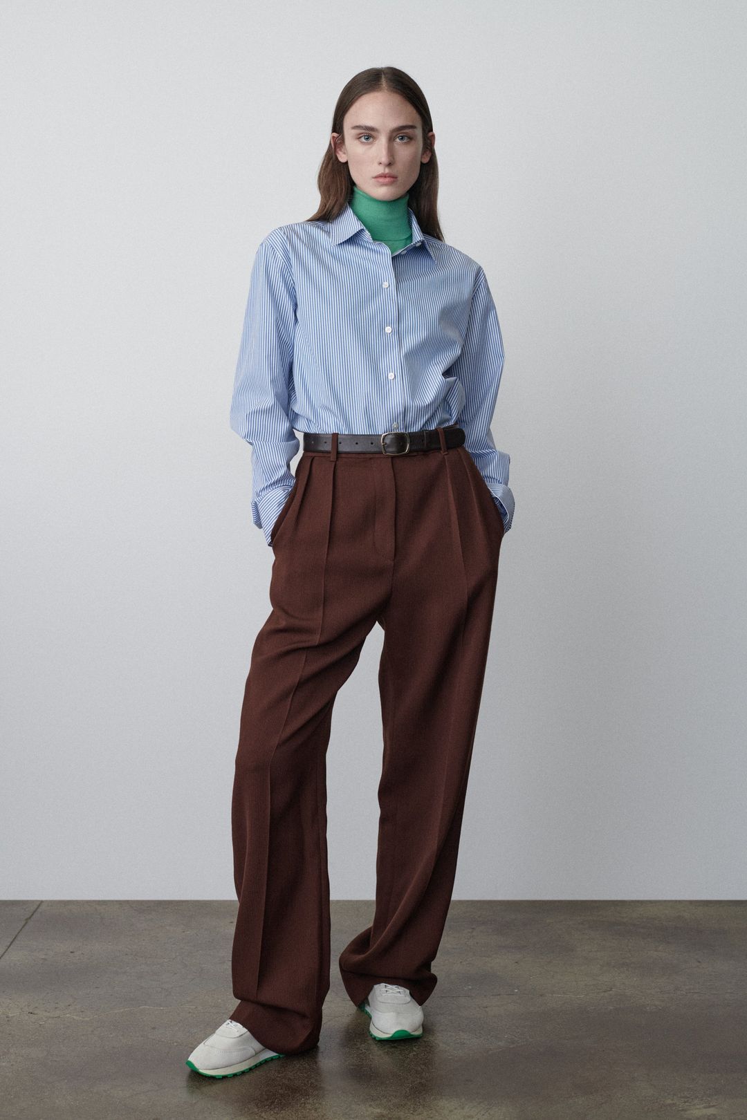 Randa Pant in Virgin Wool and Cotton #3