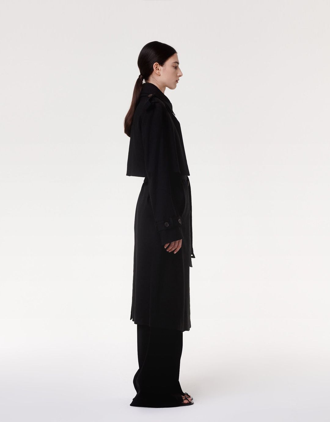 Convertible Trench | Black #6