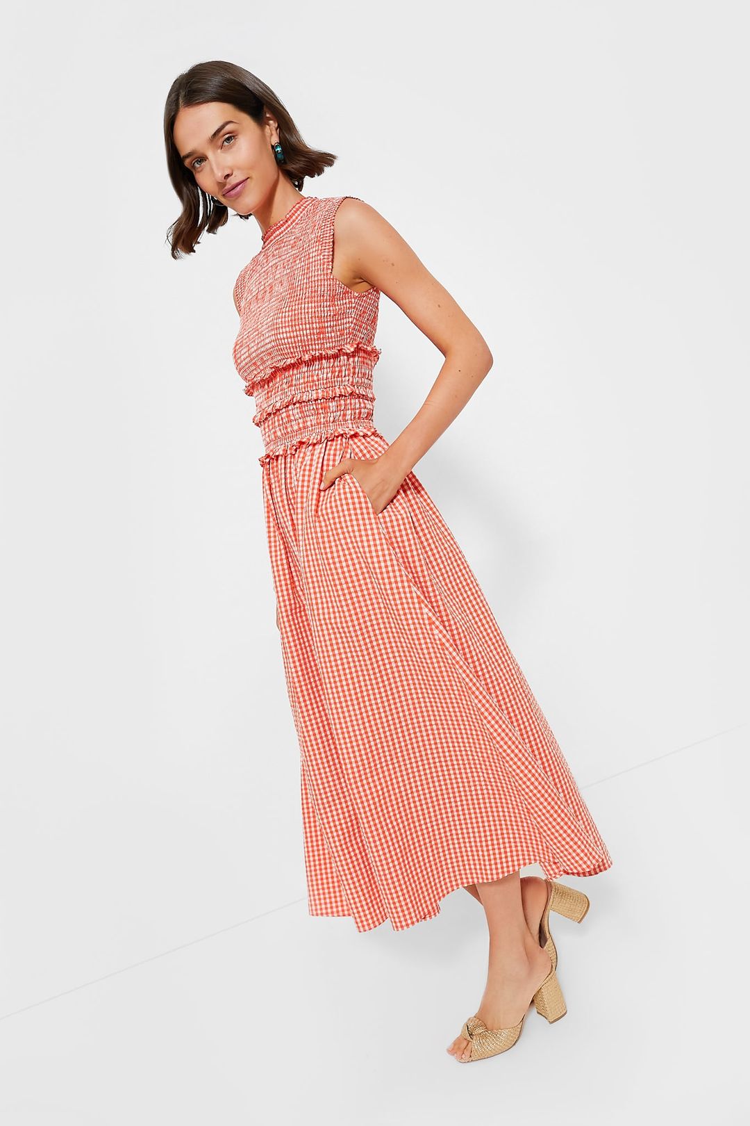 Poppy Gingham Louise Dress #3