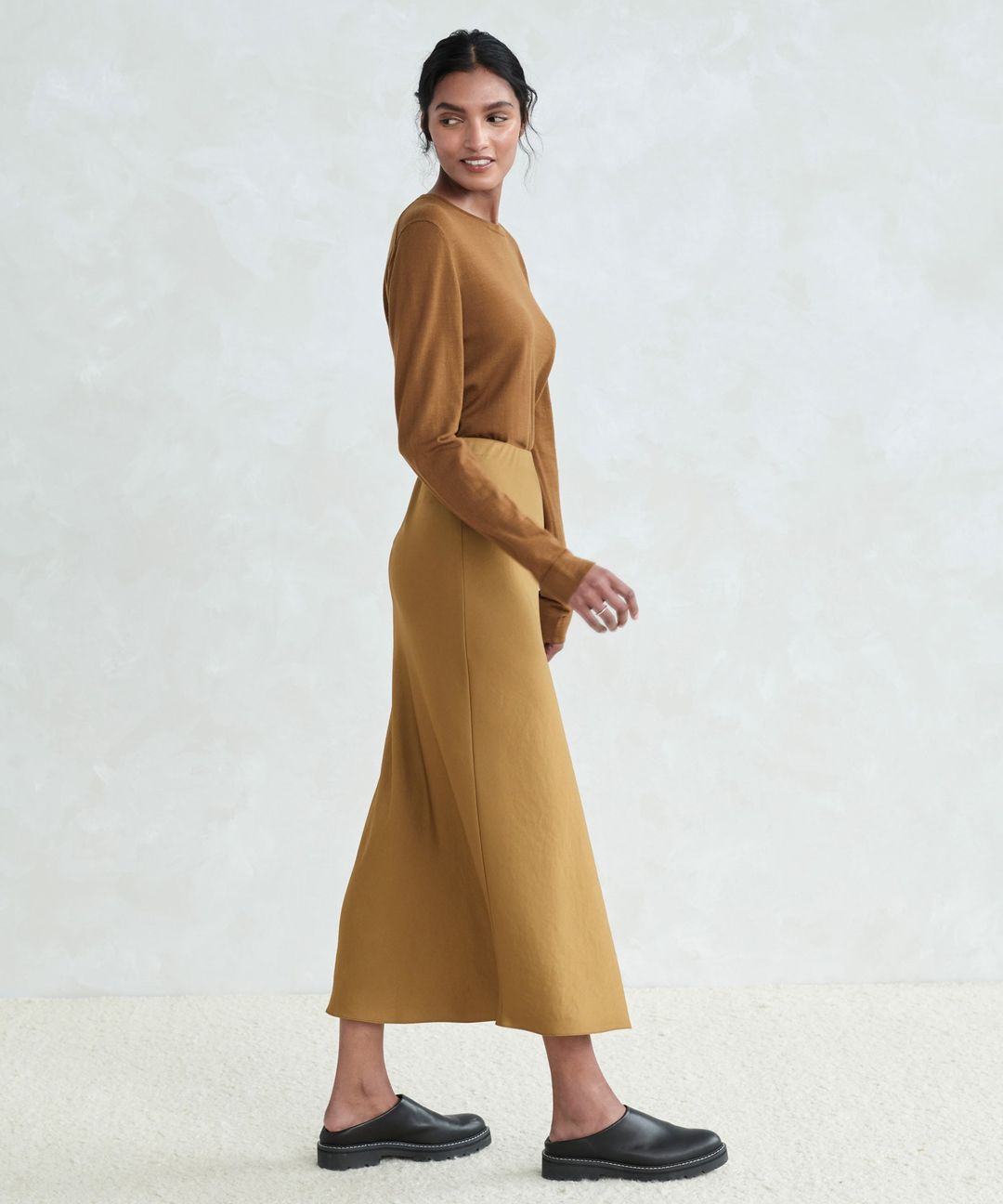 Satin Slip Skirt #3