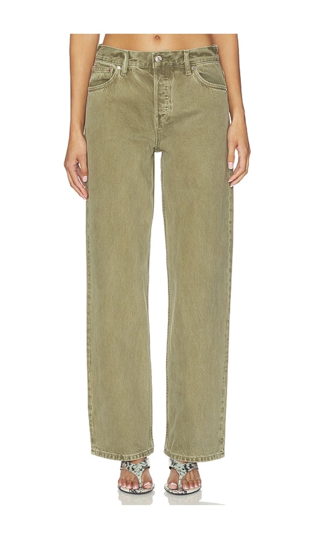 Mid Rise Baggy Jeans