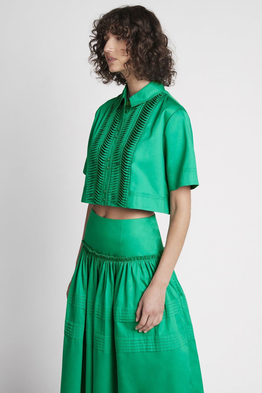 Tidal Tucked Cropped Top #5