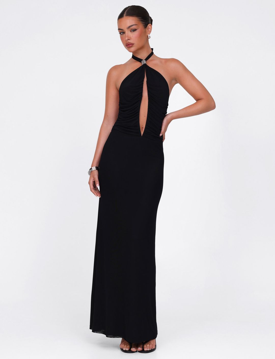 ZARA MAXI DRESS - BLACK #3