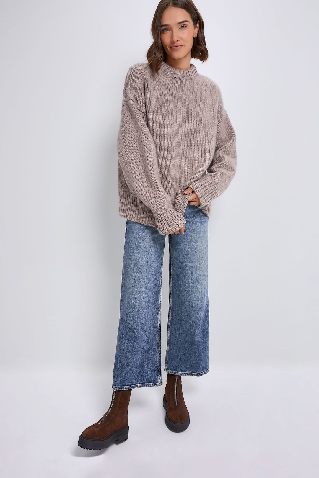 Brown Suede Alma Boots #3