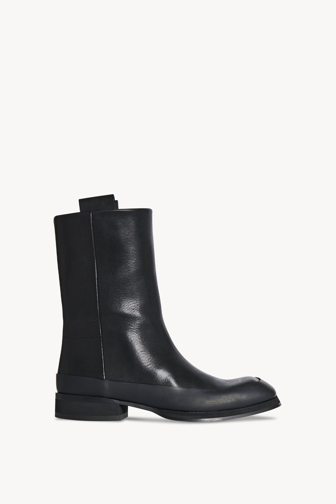 Grunge Boot in Leather