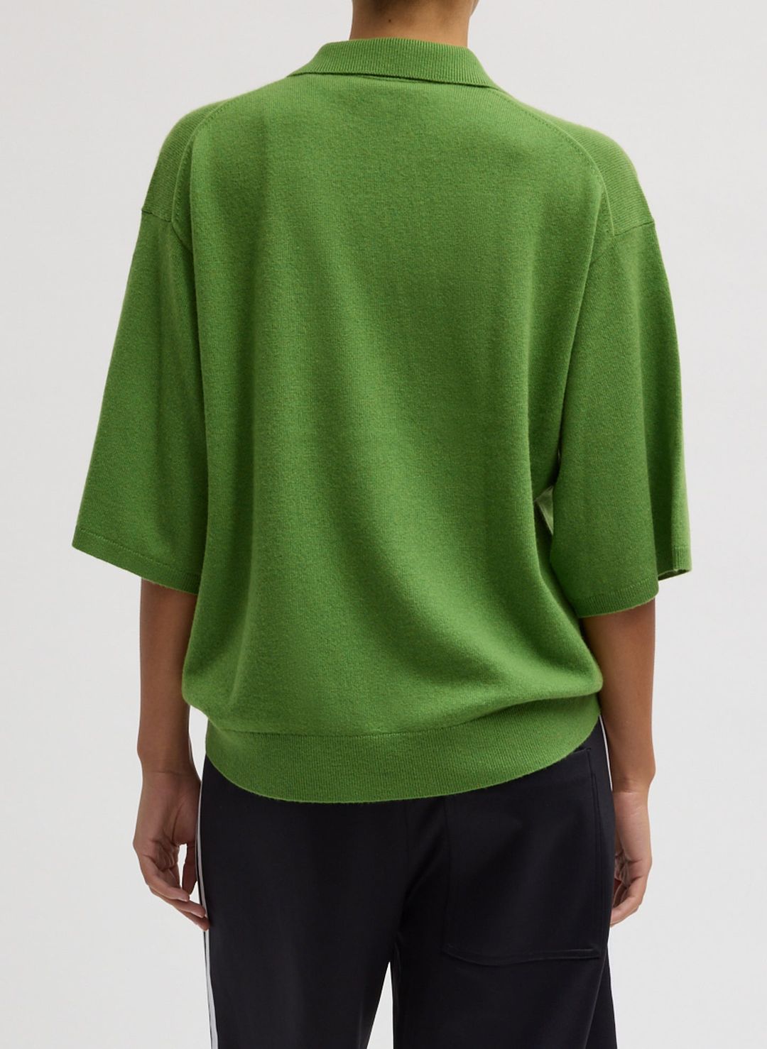 Washable Cashmere Oversized Easy Polo #3