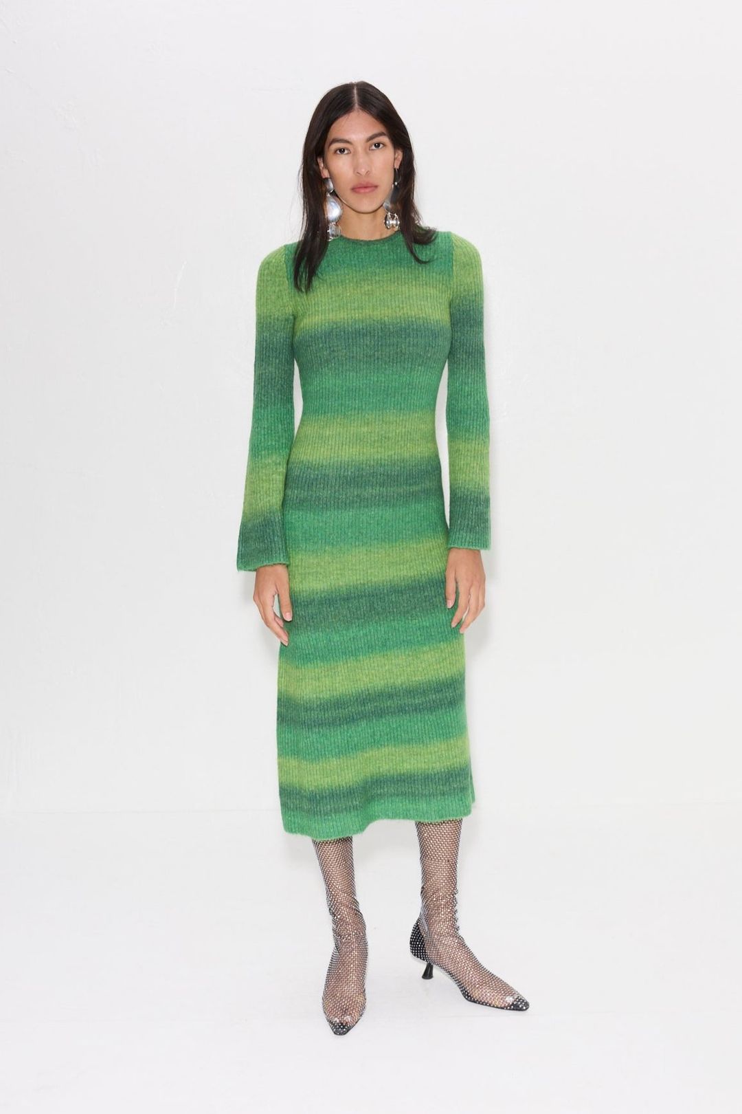 Axon Dress in Gummy Green Multi