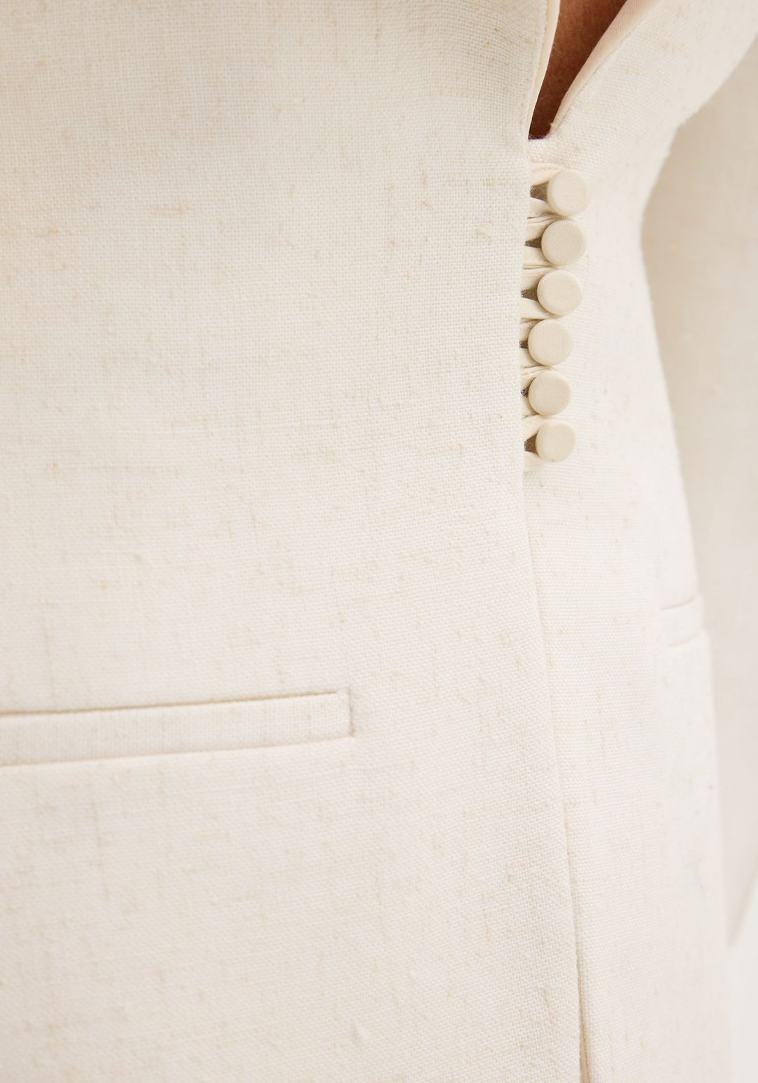 Reversed blazer | winter white #5