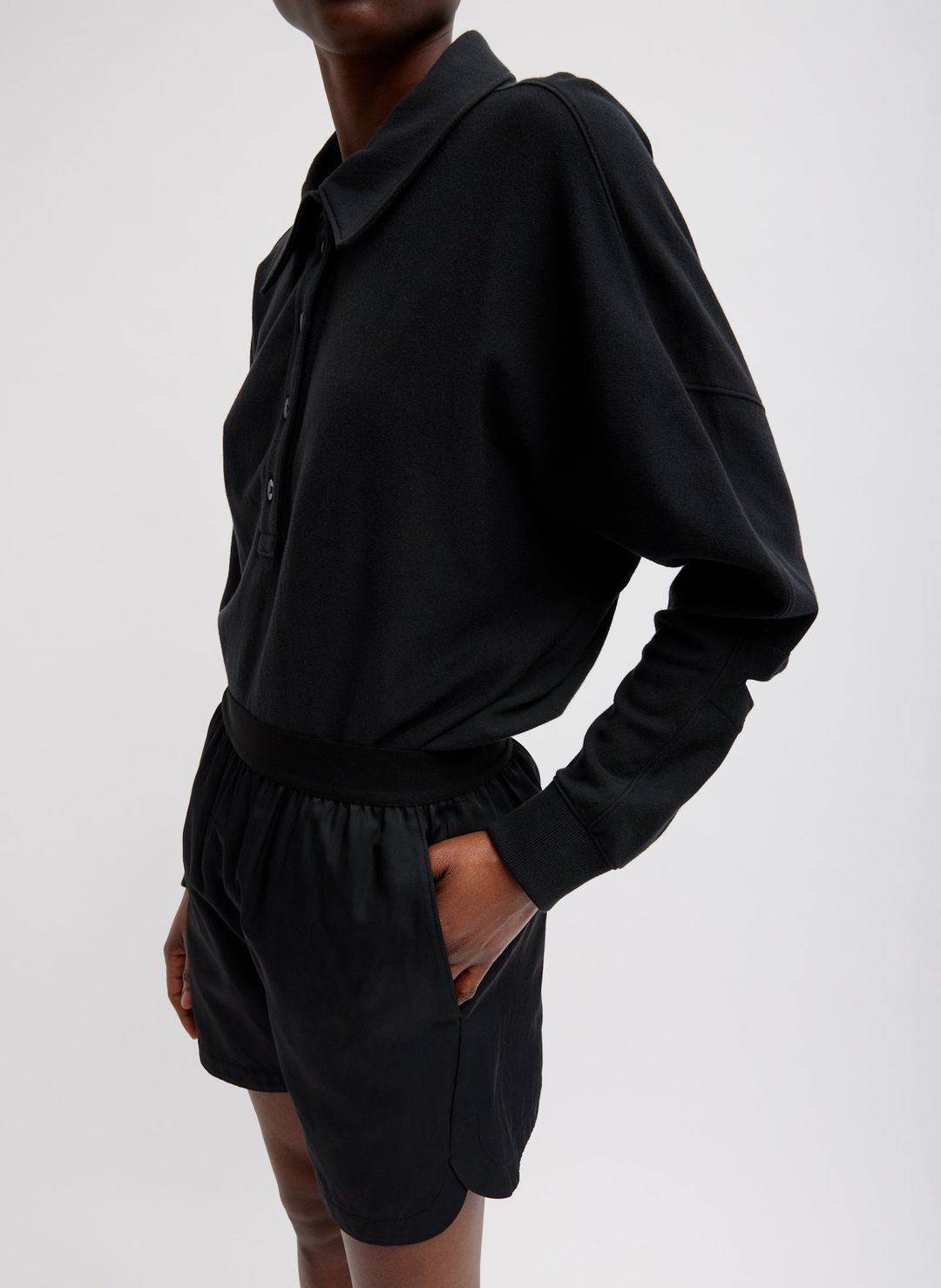 Summer Sweatshirting Polo Collar Sweatshirt #8