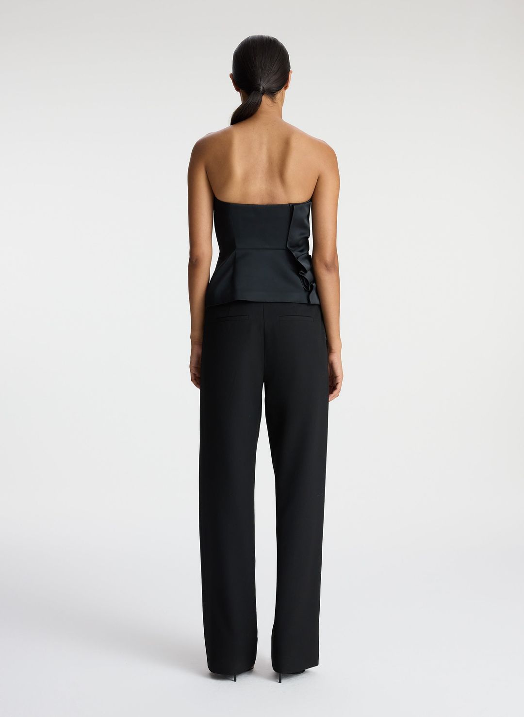 Nata Strapless Satin Top #4