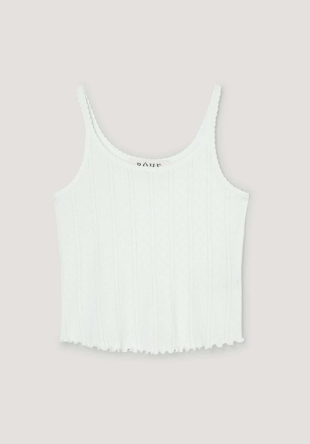 Pointelle tank | off white #6
