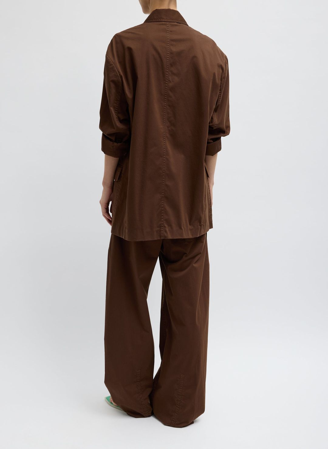 Garment Dyed Silky Cotton Liam Blazer #3