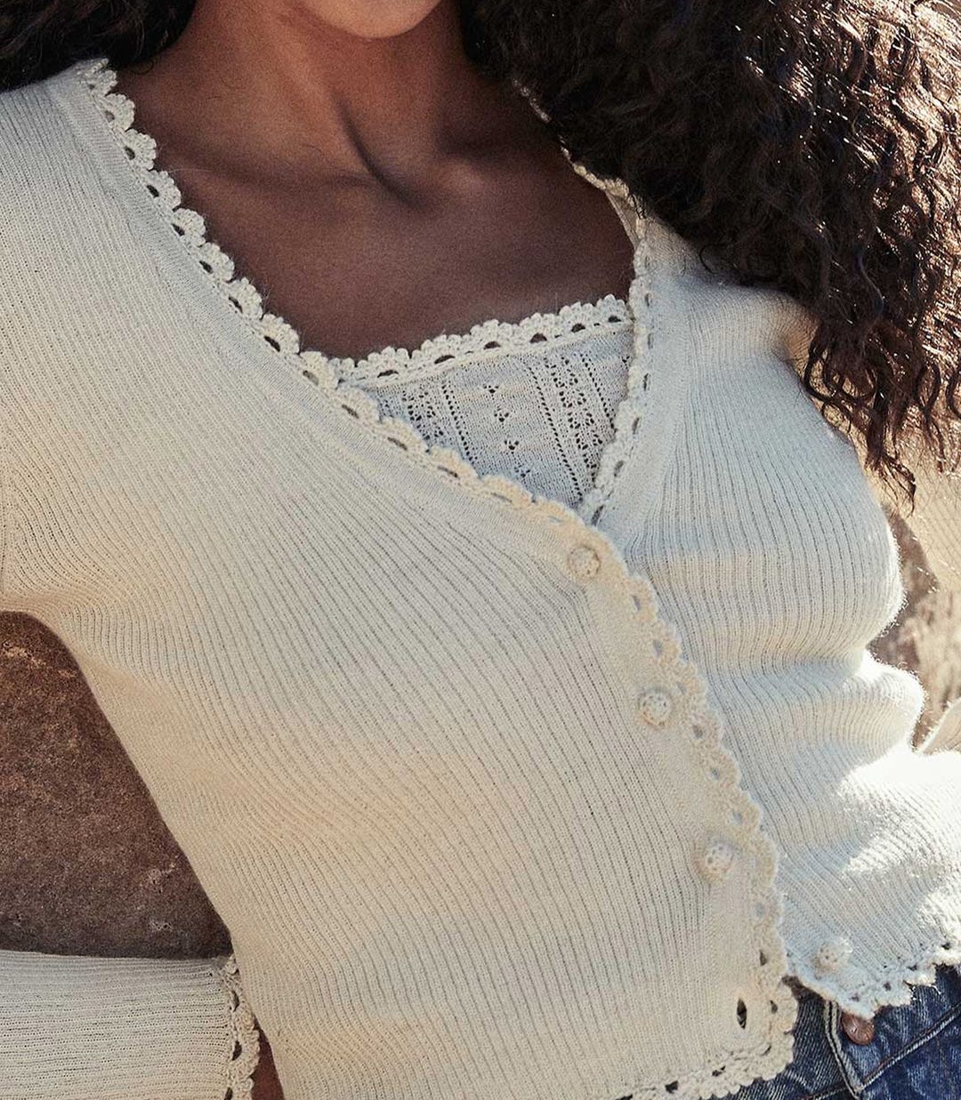 HMD -- LAVINIA CARDIGAN SWEATER -- CREAM #7