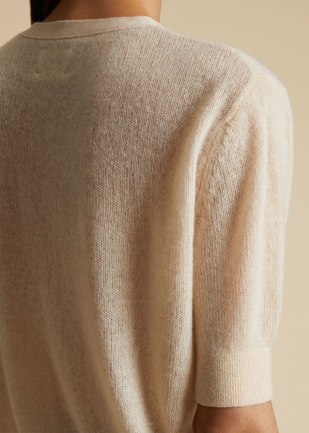 The Dianna Cardigan in Custard #10