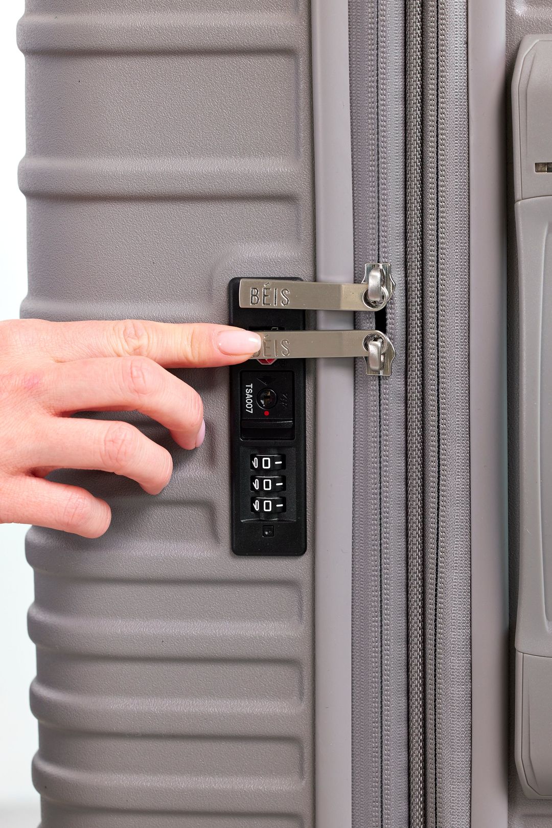 The Medium Check-In Roller in Grey #7