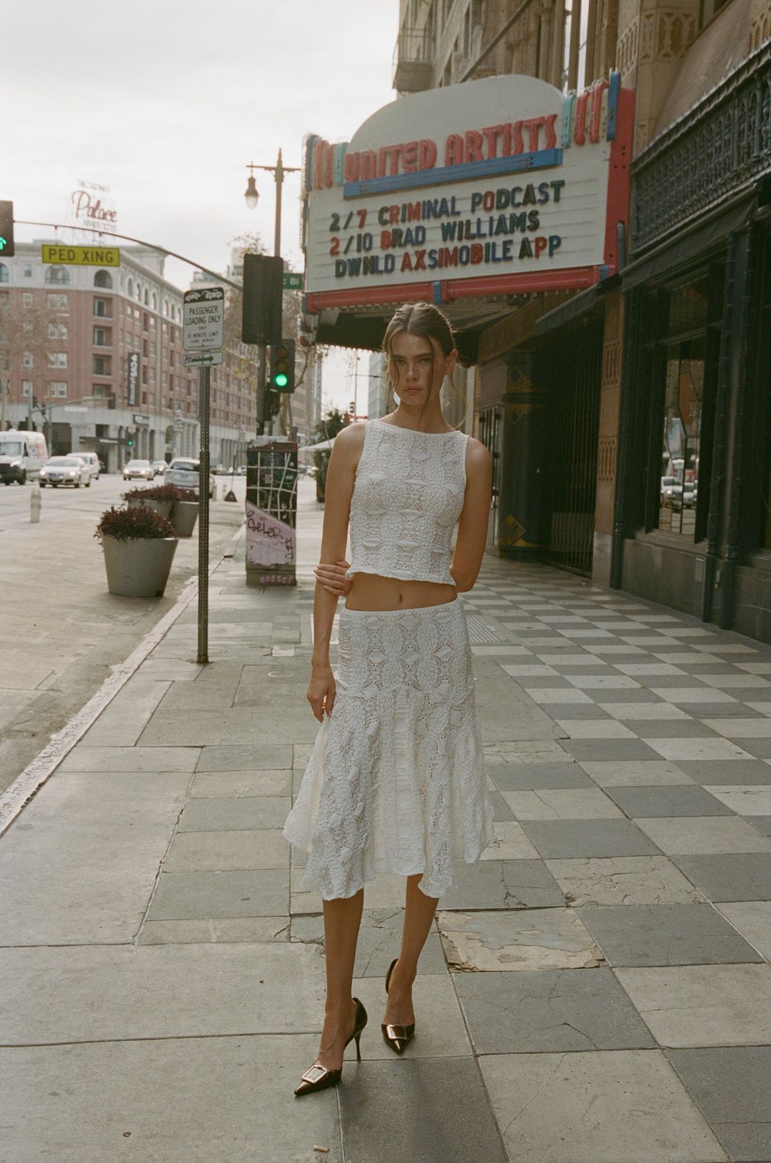 Maeve Midi Skirt | White #5