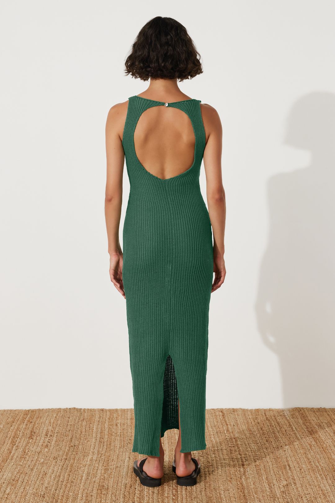 Emerald Crochet Dress #4