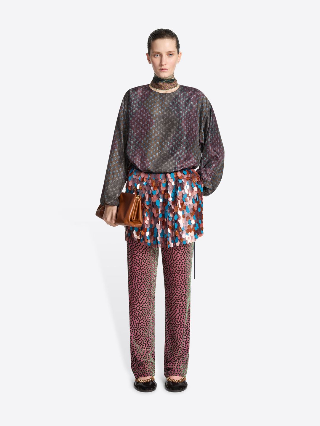 Embellished wrap skirt #6