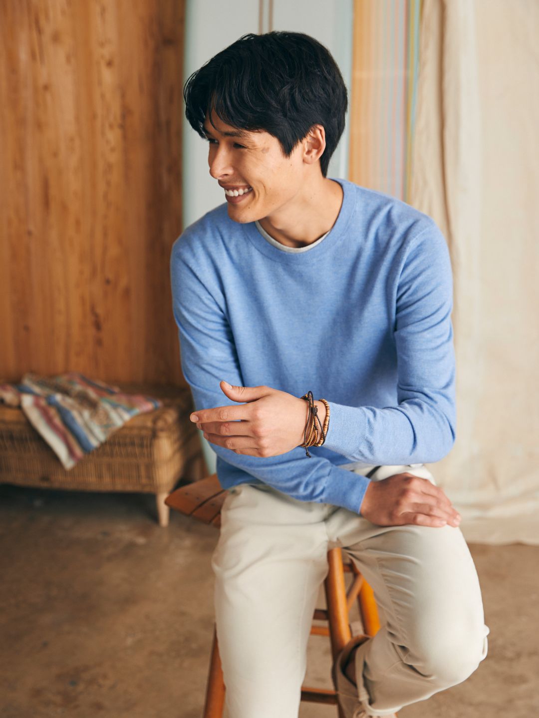 Movement™ Crewneck Sweater (Tall) - Azure Sky Heather #4