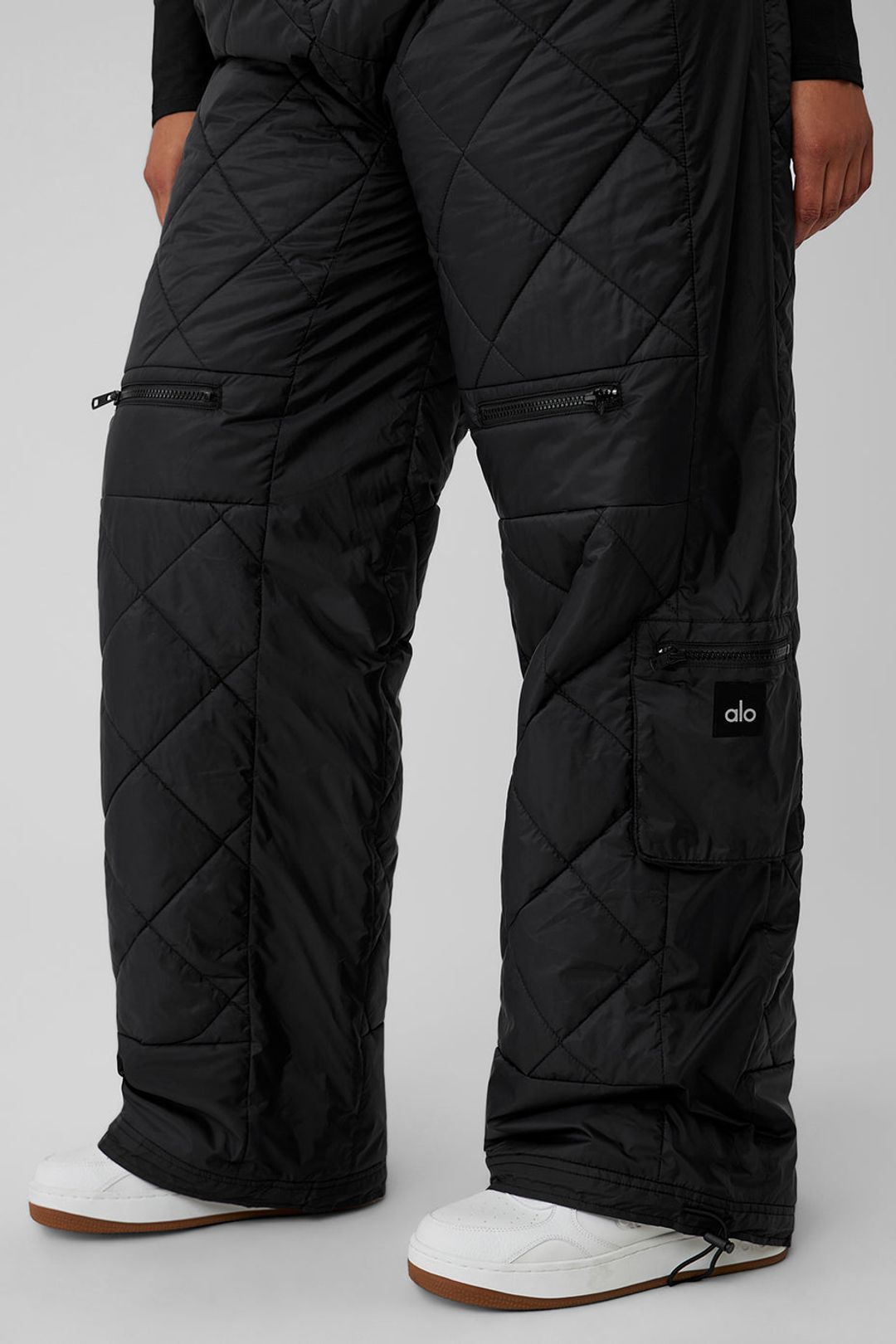 High-Waist Snowrider Puffer Pant - Black #9