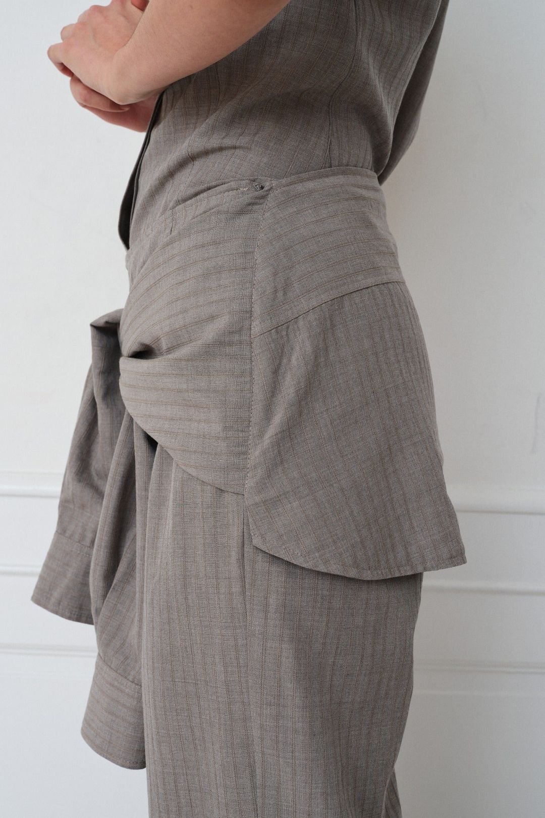 Betty Pants — Grey Stripe #4