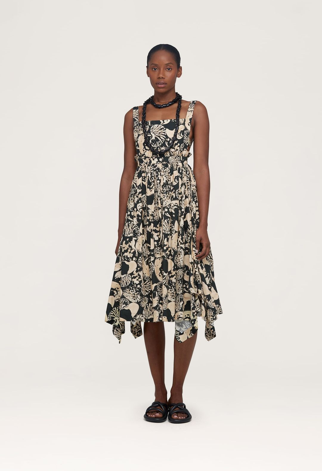 Lunatus Cosecha Cotton Midi Dress