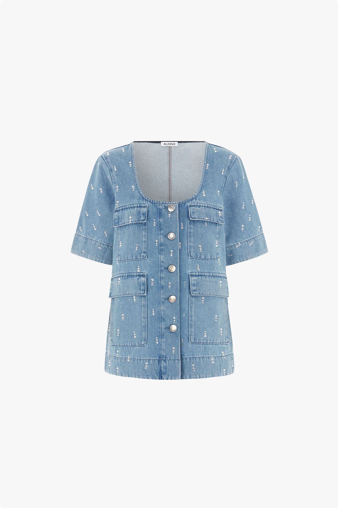 Chico Diamante Denim Top #5